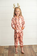 Reindeer Zipper Onesie Set