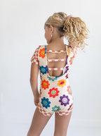 Retro Smiley Leotard