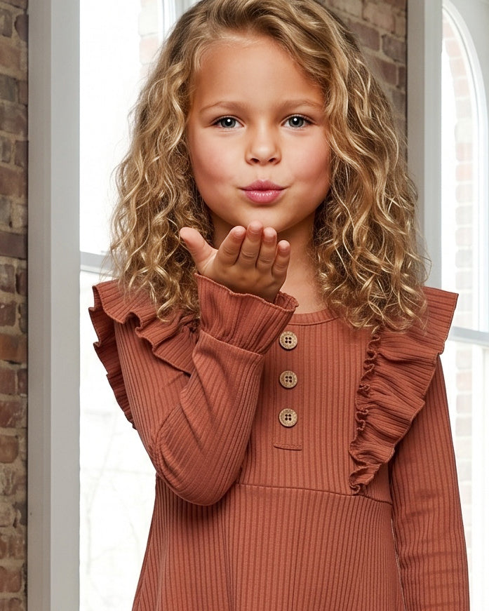 Toffee Ribbed Shirt