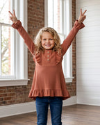 Toffee Ribbed Shirt