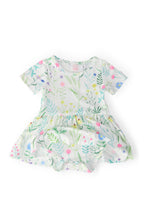 Spring Dandelion Floral S/S Twirl Bodysuit