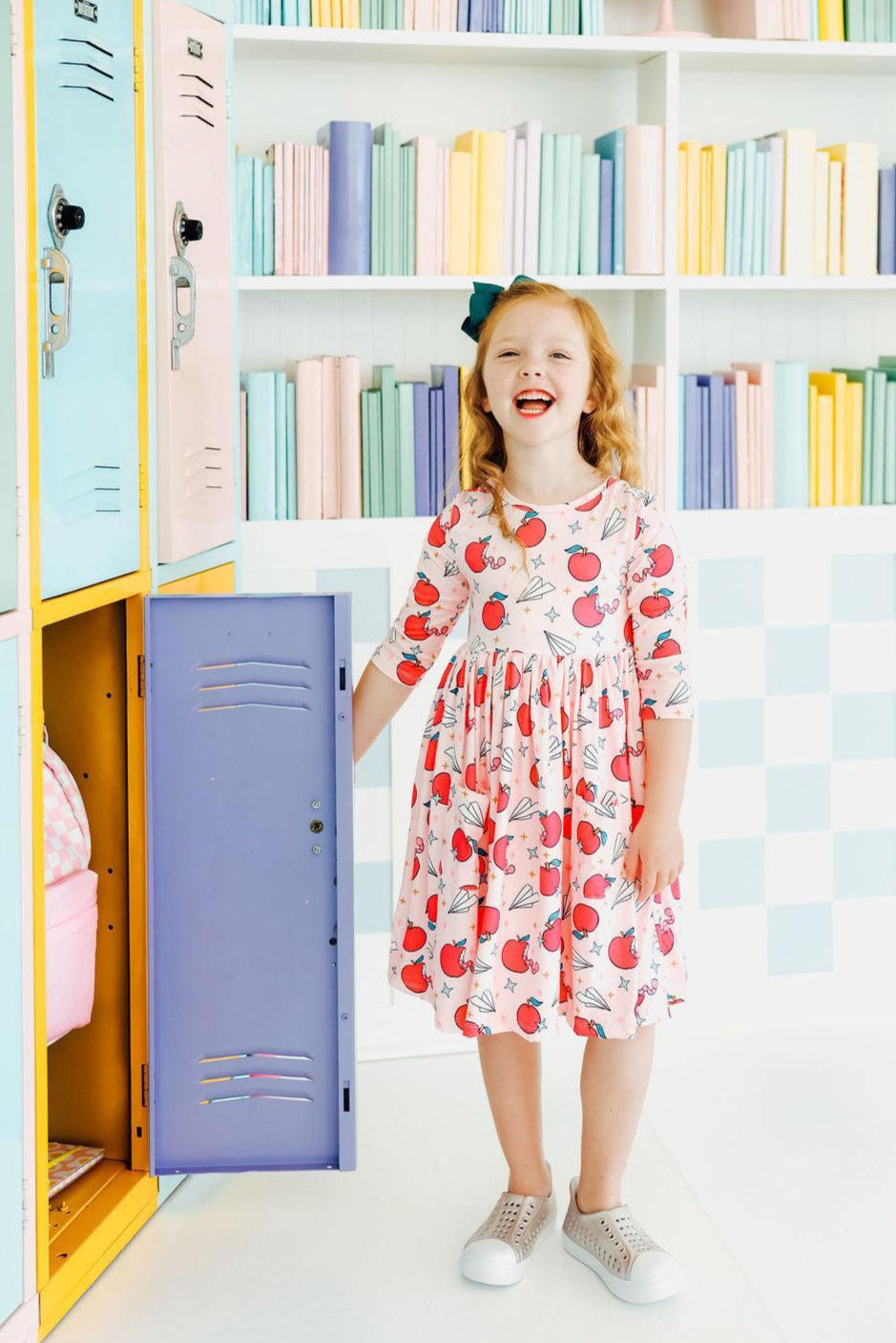 Star Student Pocket Twirl Dress
