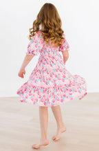SALE Strawberry Shortcake Smocked Ruffle Dress