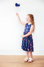 SALE You Look Like the 4th of July Tank Twirl Dress