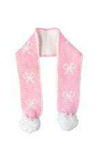 Pink Bows Bobble Hat/Mittens/Scarf Bundle