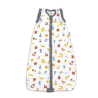 Bamboo Classic Sleeping Sack w/Detachable Sleeves 1 TOG(Fruit Salad Print)