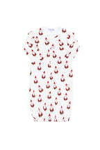 Baby Santa Print Pima Cotton Gown
