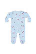 Sailing Boats Zipper Footie