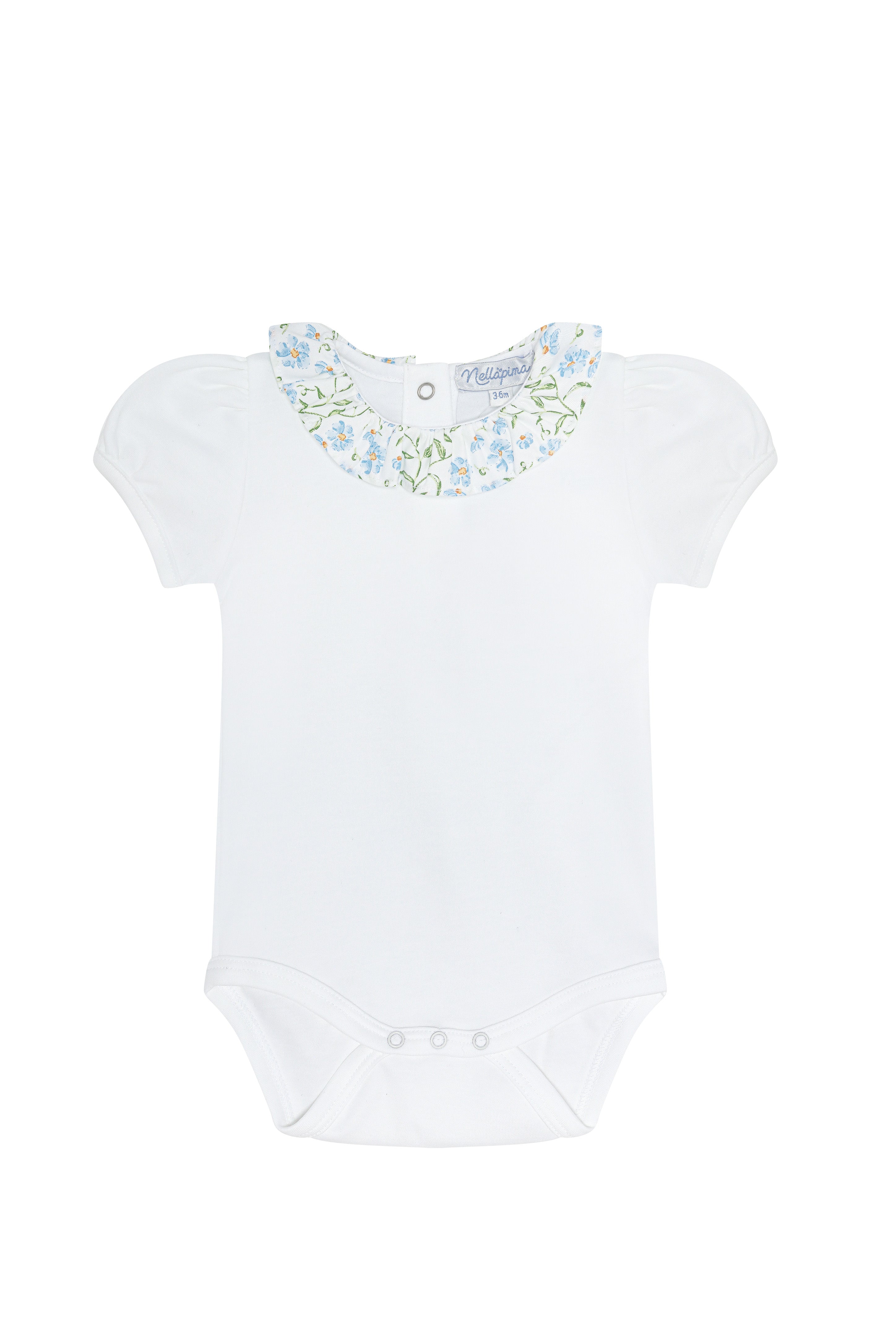Blue Vines Print Onesie Set