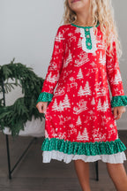 Santa Sled Lounge Gown