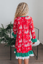 Santa Sled Lounge Gown