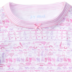 Girls Ballet Two Piece Pima Cotton Pajamas