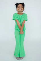 Seafoam Green Scrunchy Pocket Tee