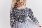 Sequin Silver Dress