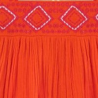 Serena Girls Tassel Dress Poppy Embroidery