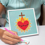 Gem Art Craft Kit Sacred Heart of Jesus