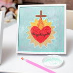 Gem Art Craft Kit Sacred Heart of Jesus