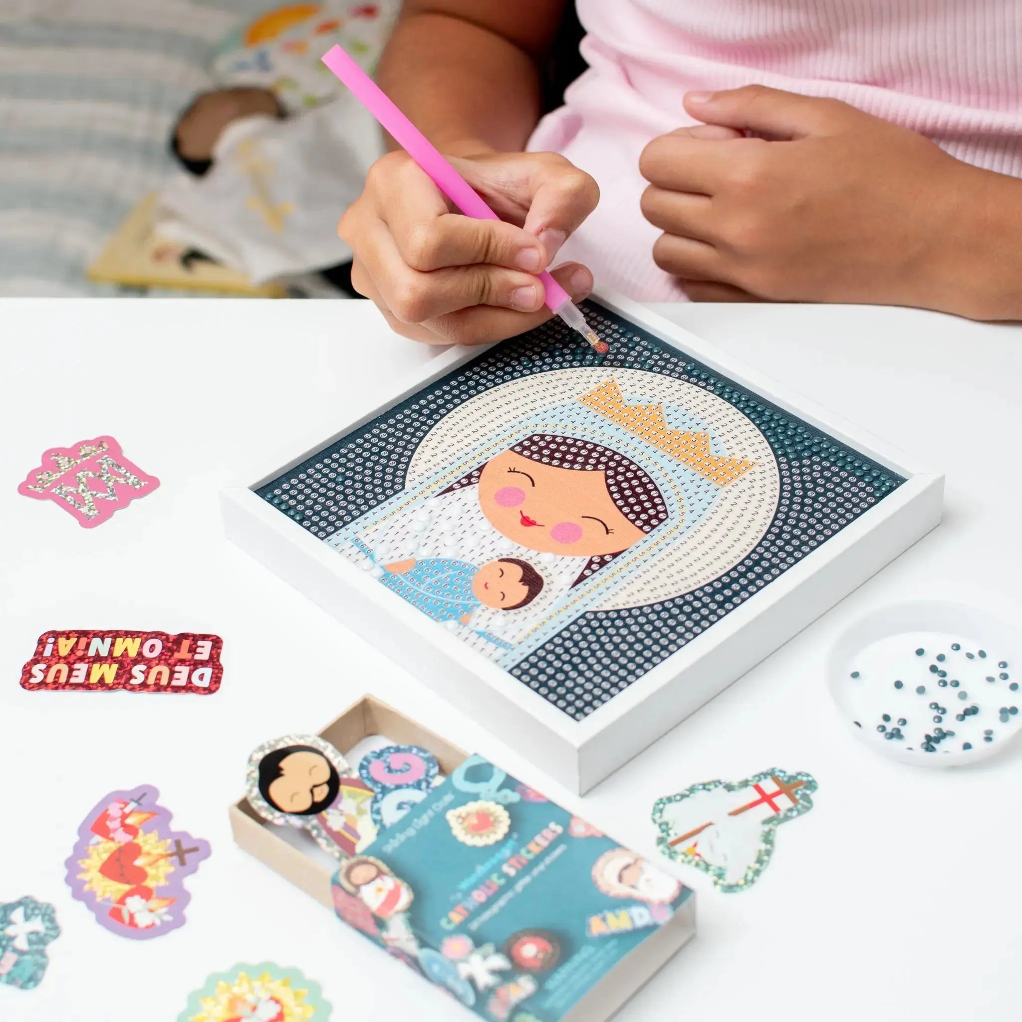 Gem Art Craft Kit Blessed Virgin Mary