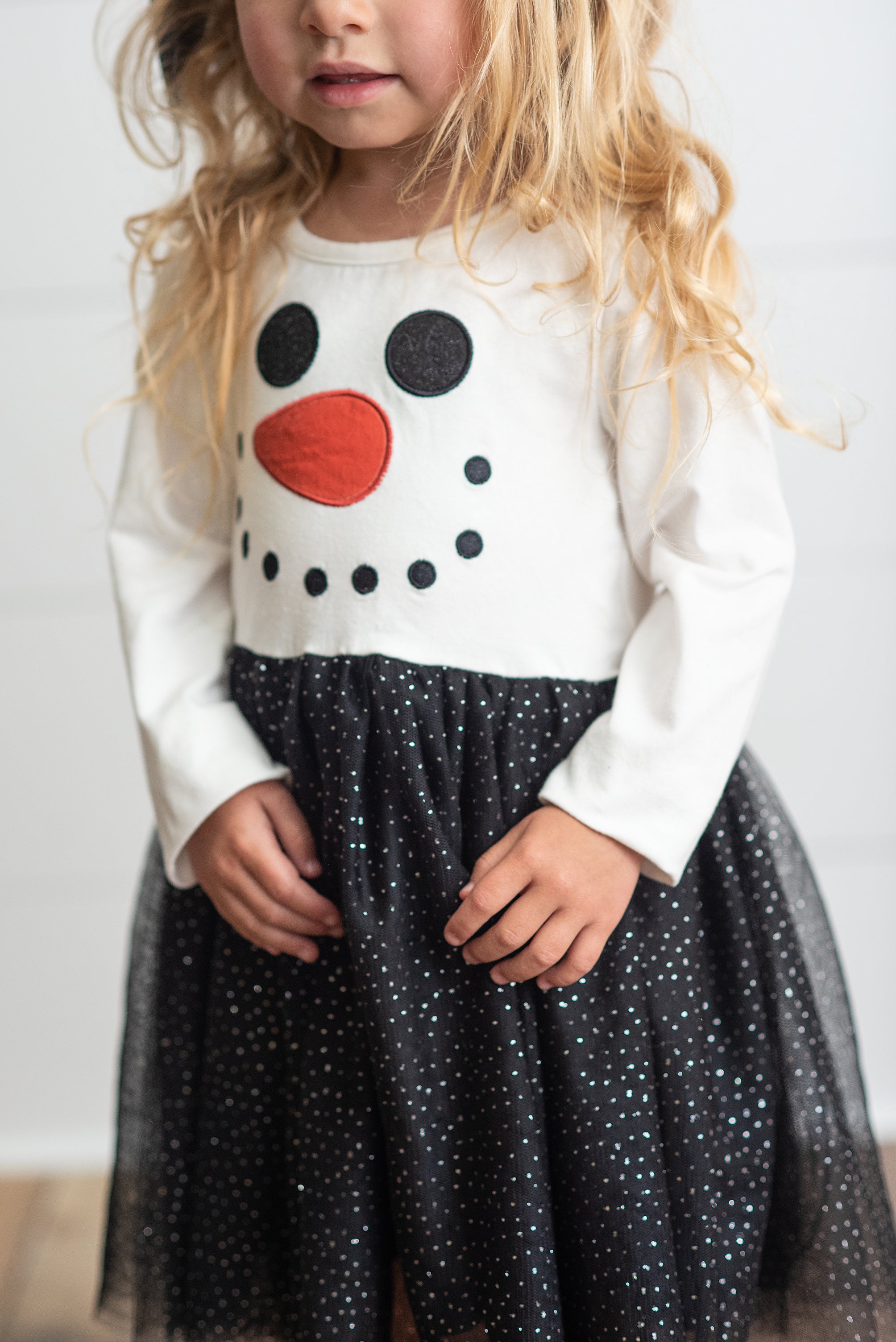 Snowman Sparkle Tulle Dress