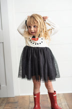 Snowman Sparkle Tulle Dress