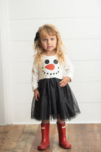Snowman Sparkle Tulle Dress