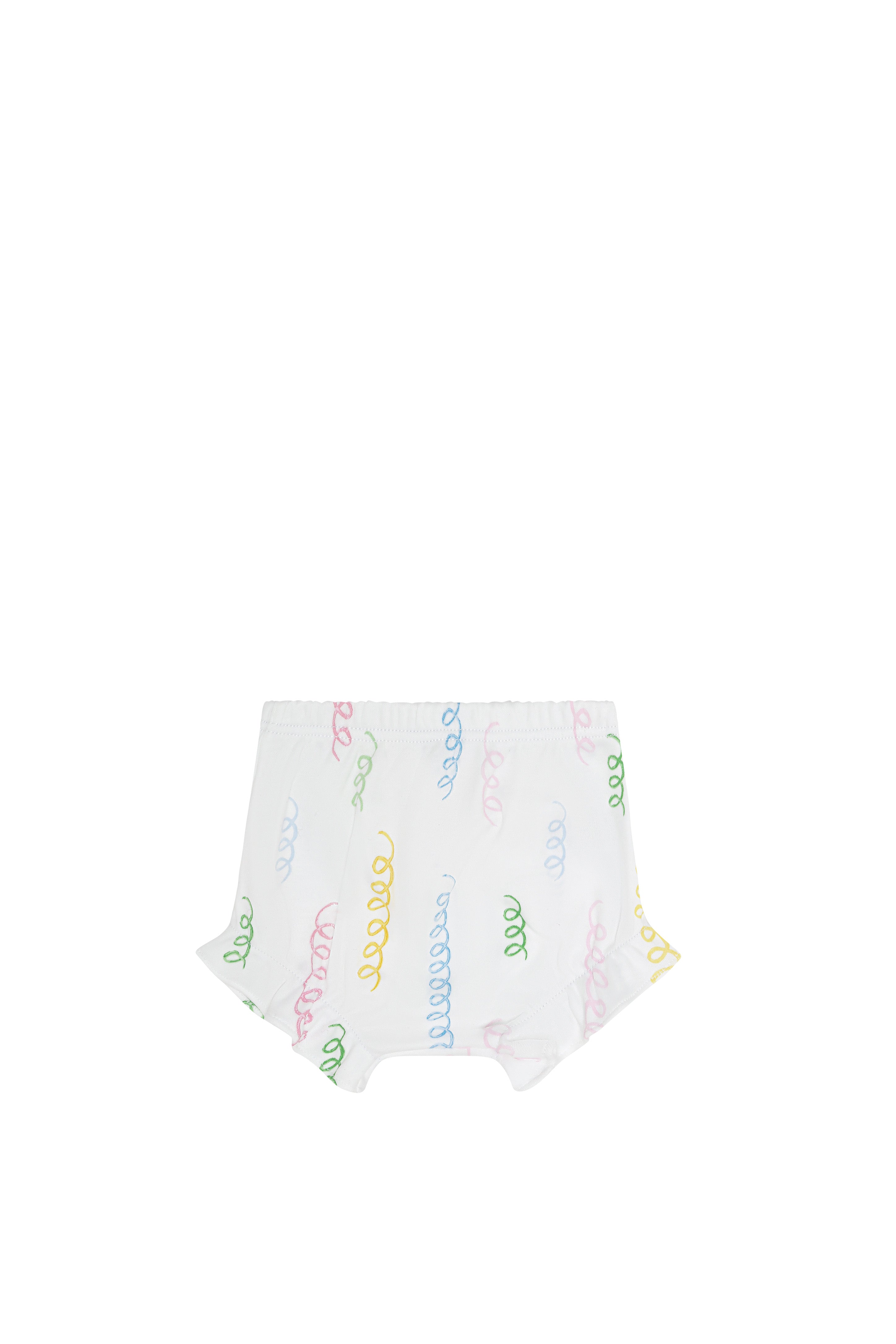 Baby Girl Spirals Print Pima Cotton Onesie Set