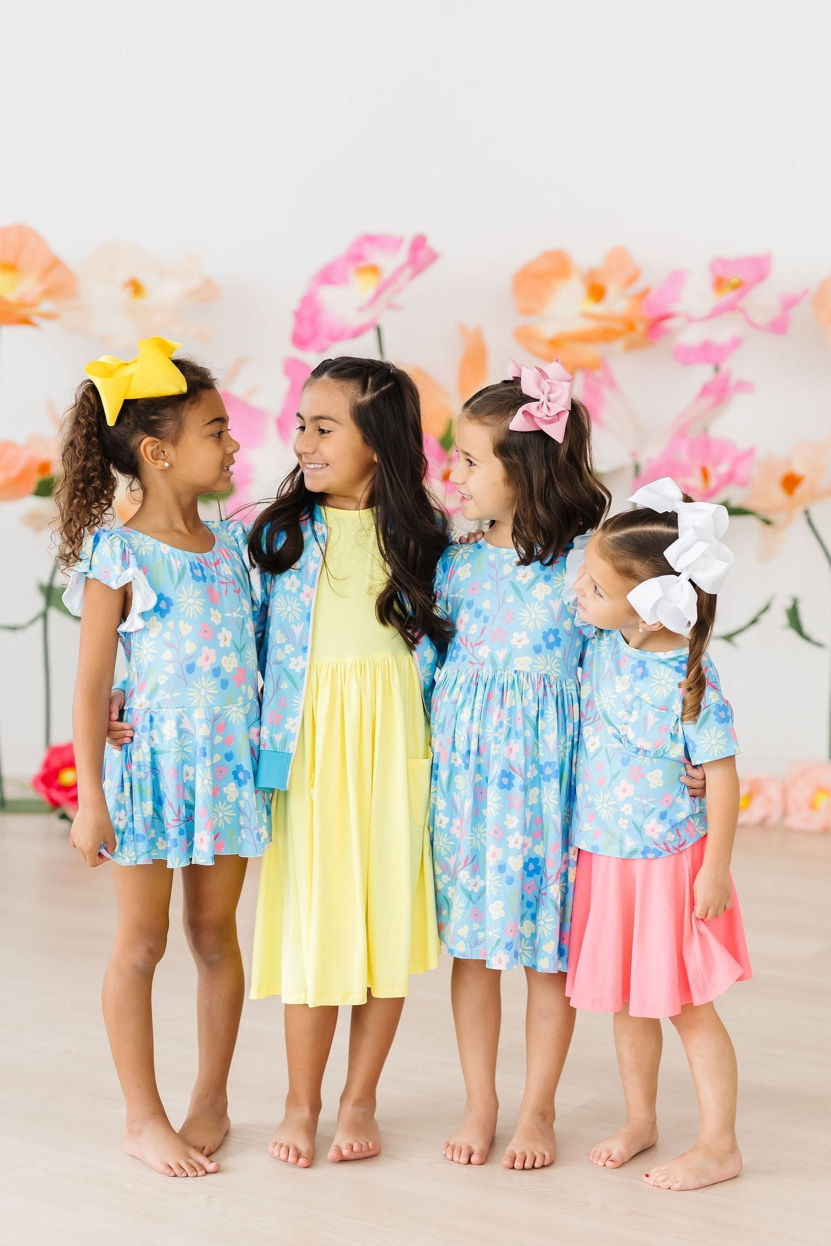 Girls Springtime Splendor Ruffle Pocket Tee