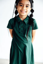 Spruce Short Sleeve Polo Dress