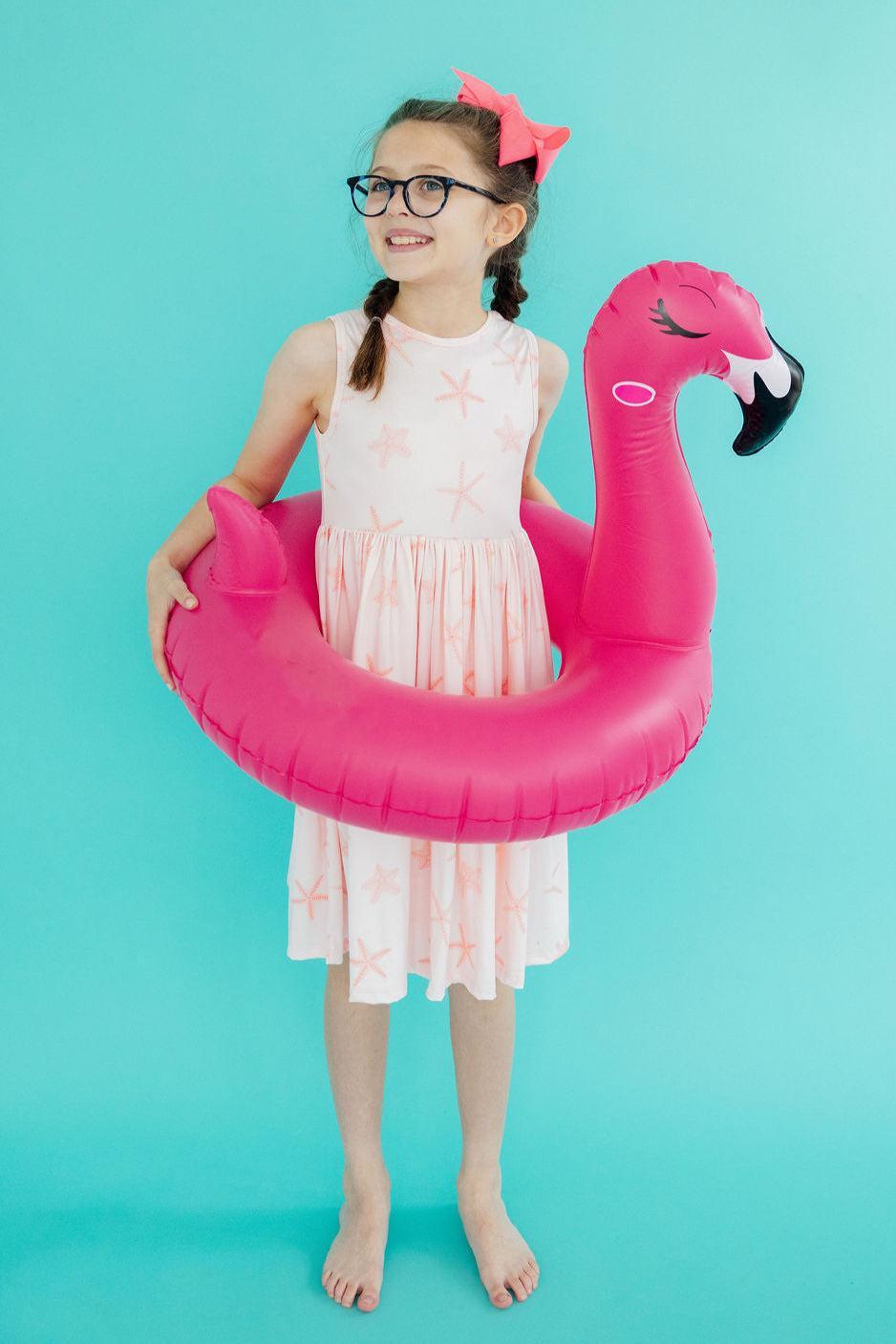 Girls Starfish Twirl Tank Dress
