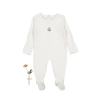 The Printed Romper - Zara Embroider Pink