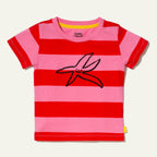 Recycled Cotton Stripe Starfish Baby T-Shirt