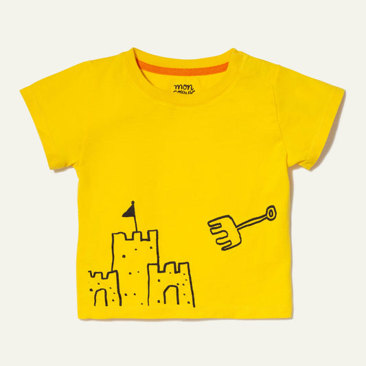 Recycled Cotton Sandcastle Baby T-Shirt