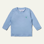UPF 50+ Recycled Polyester Placid Blue Kid Rashguard