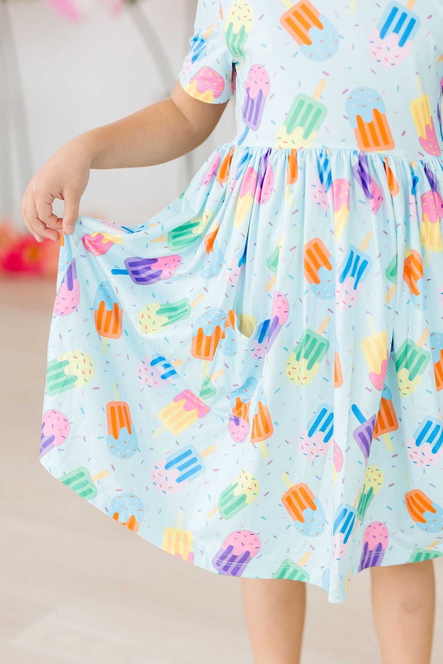 Girls Sweet Treat Twirl Dress with Pockets