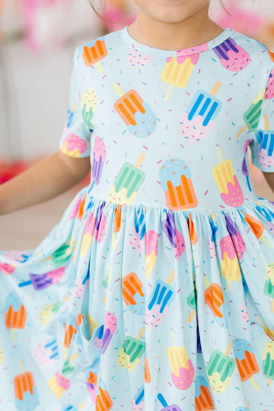Girls Sweet Treat Twirl Dress with Pockets