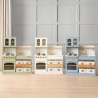 Tiny Land® Wooden Play Kitchen with Storage for Creative Toddlers