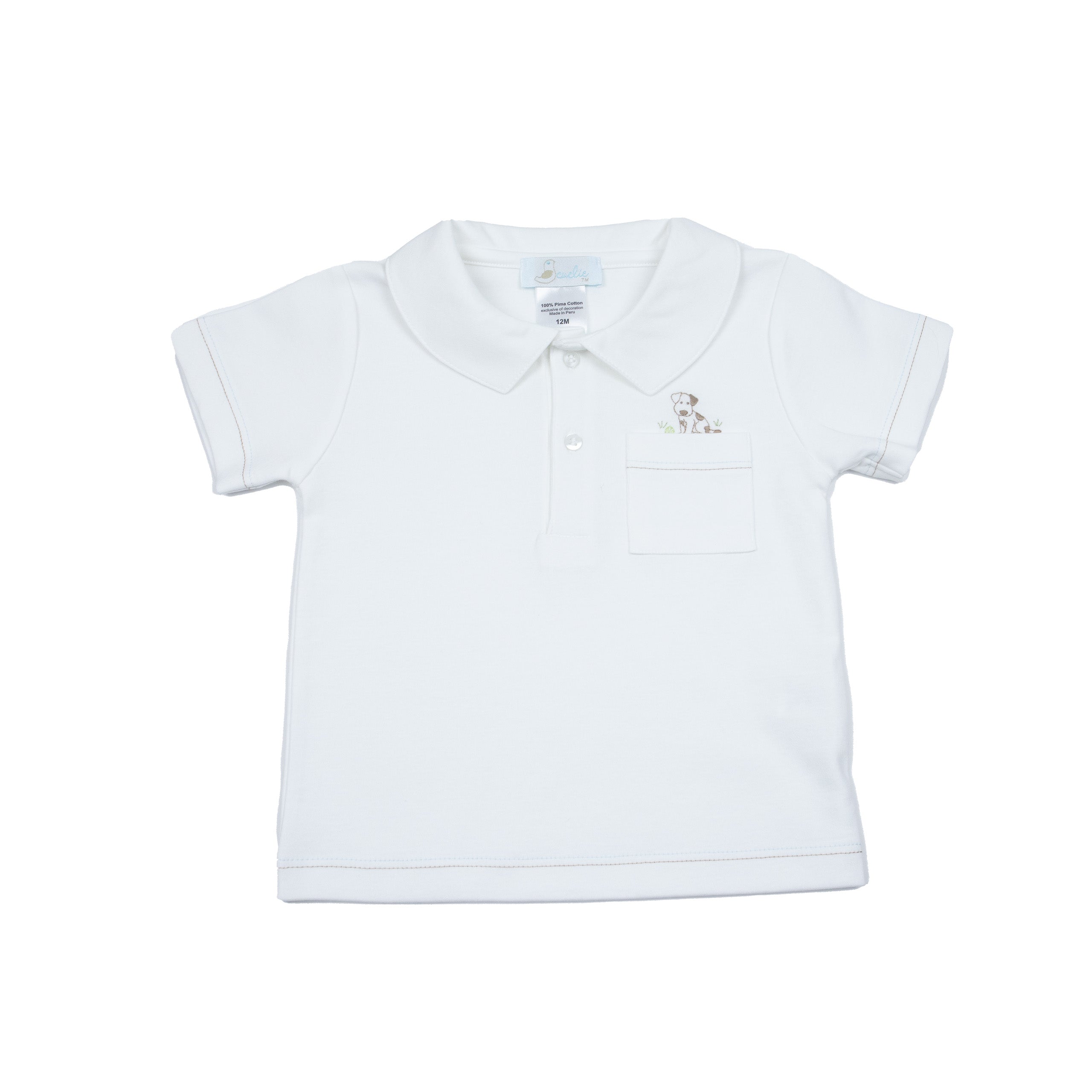 Baby Boy Puppy Pima Cotton Short Play Set