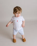 Baby Boy School Days Pima Cotton Short Play Set