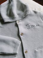 Oragnic William Hooded Knit Cardigan