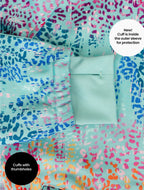 All-Weather Raincoat Hoodie - Rainbow Leopard