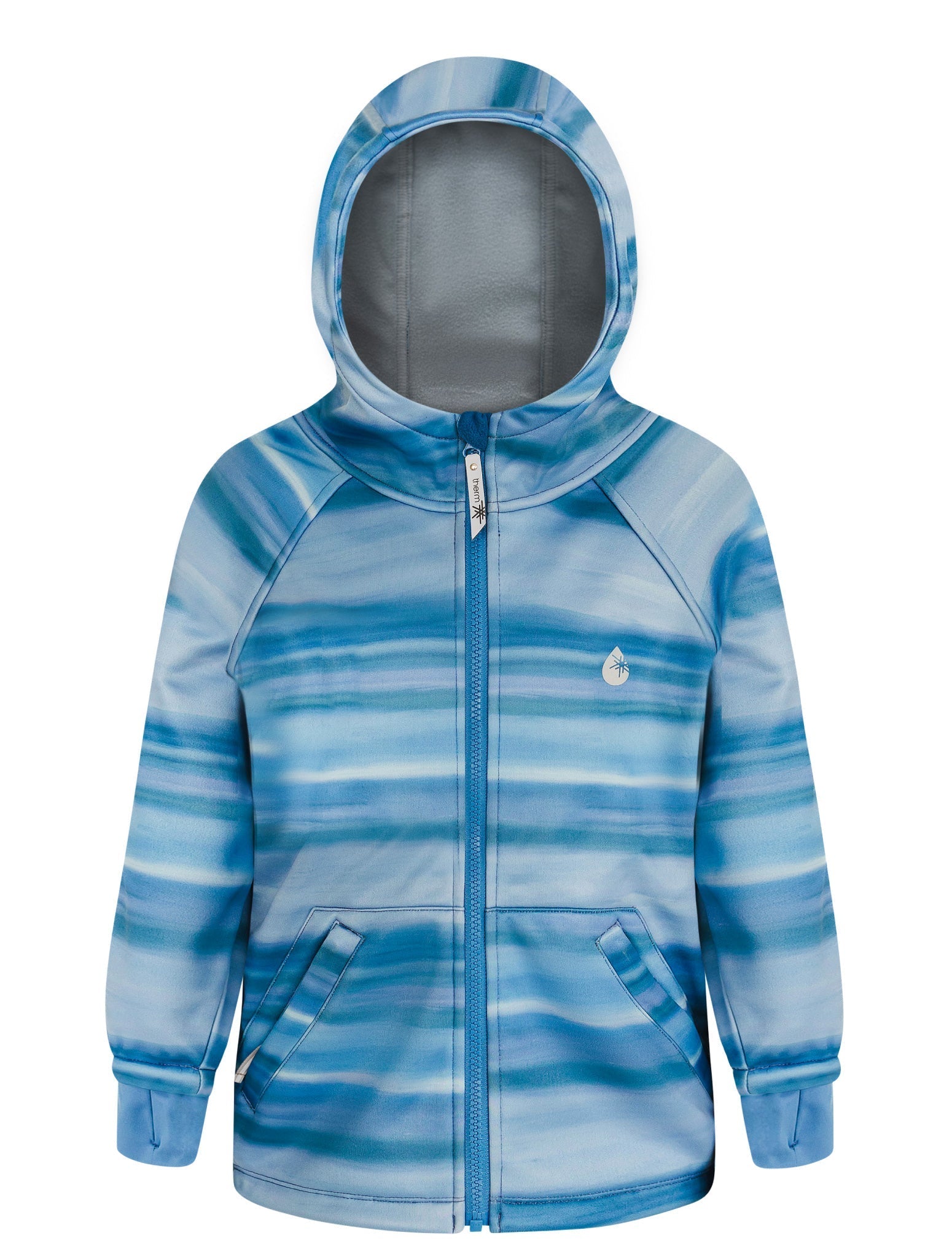 All-Weather Raincoat Hoodie - Surf Horizon