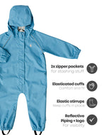 10K Rainsuit - Tide Blue