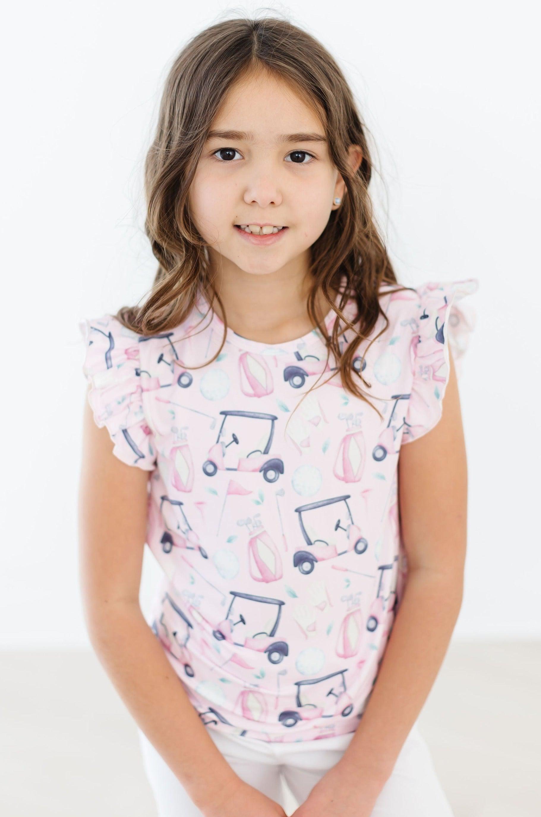 Tee Time Short Sleeve Ruffle Tee