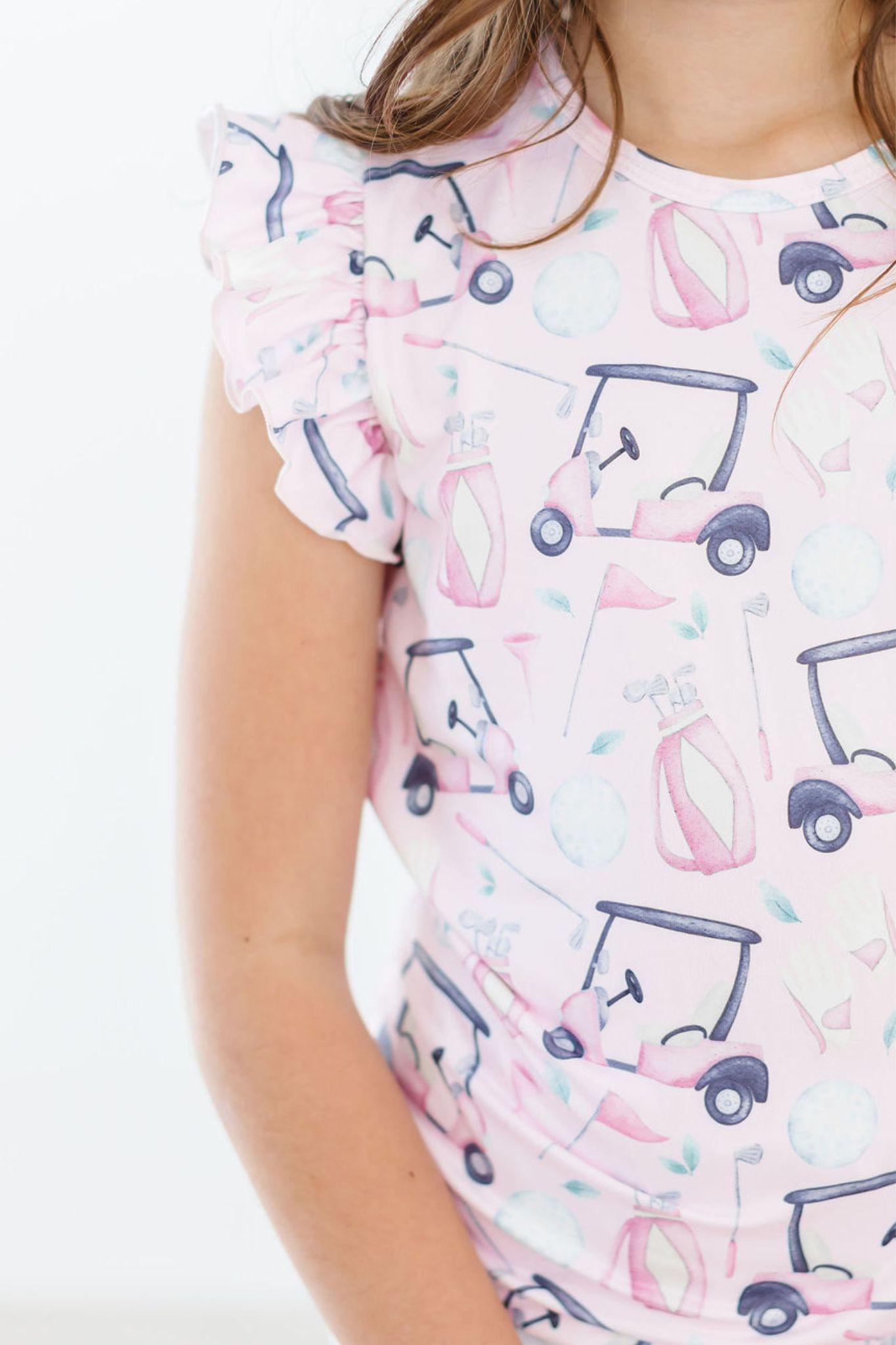 Tee Time Short Sleeve Ruffle Tee