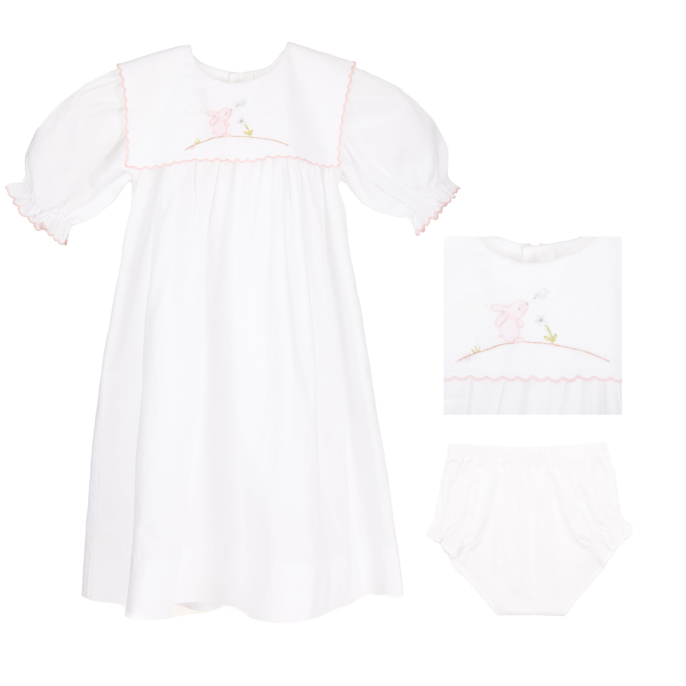 BABY SAILOR BUNNY COTTON DAYGOWN