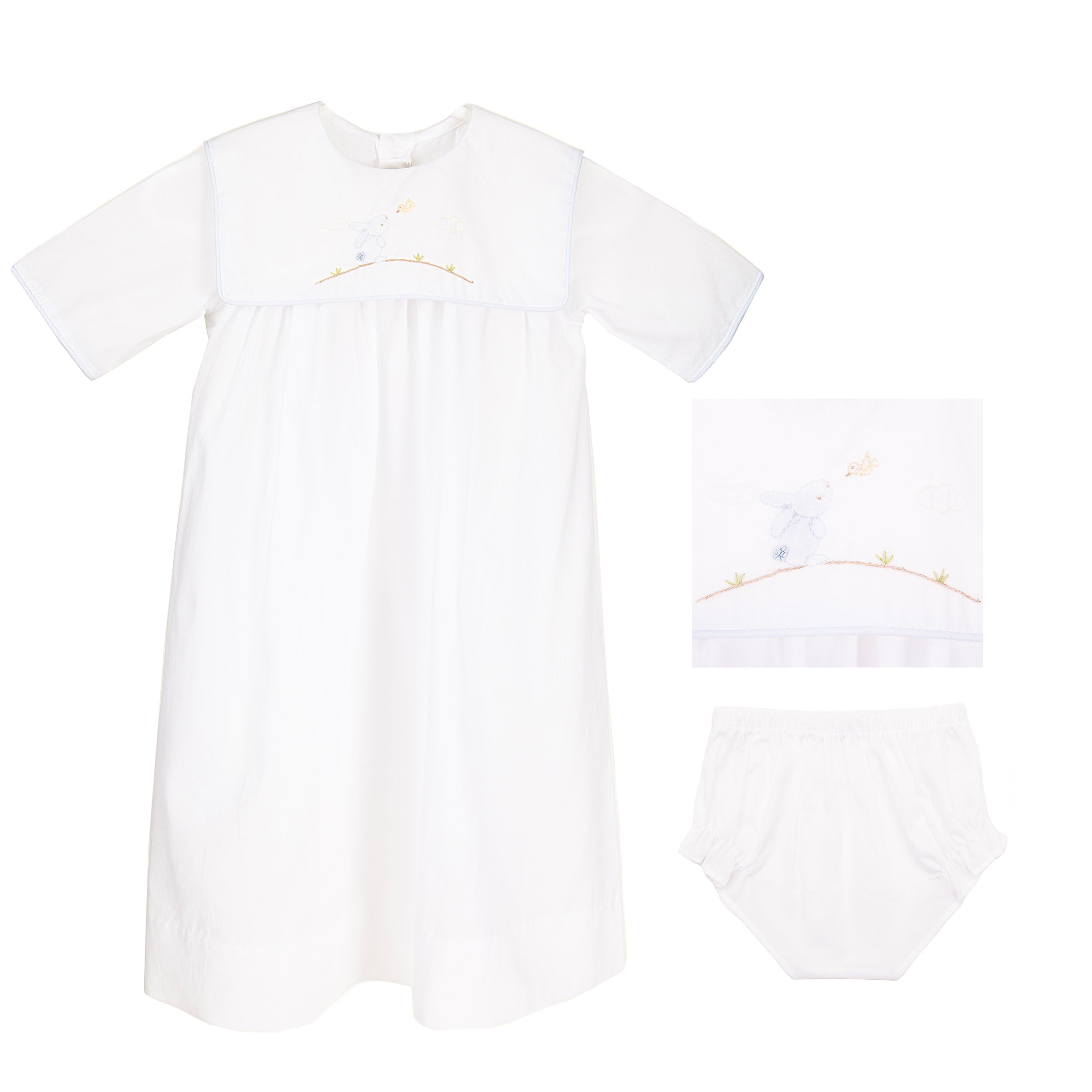 BABY SAILOR BUNNY COTTON DAYGOWN