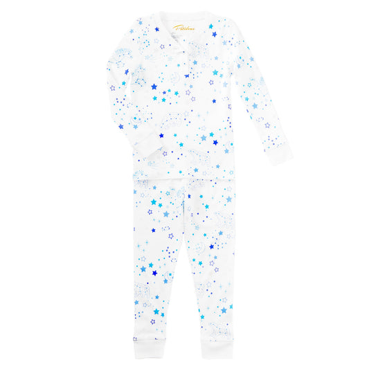 Stars & Constellations in Blue – Kids’ Pajamas