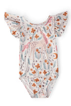 Unicorn Soiree Short Sleeve Flutter Sleeve Leotard