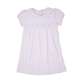 Smocked Bow Dress, Infant Girls, Pink