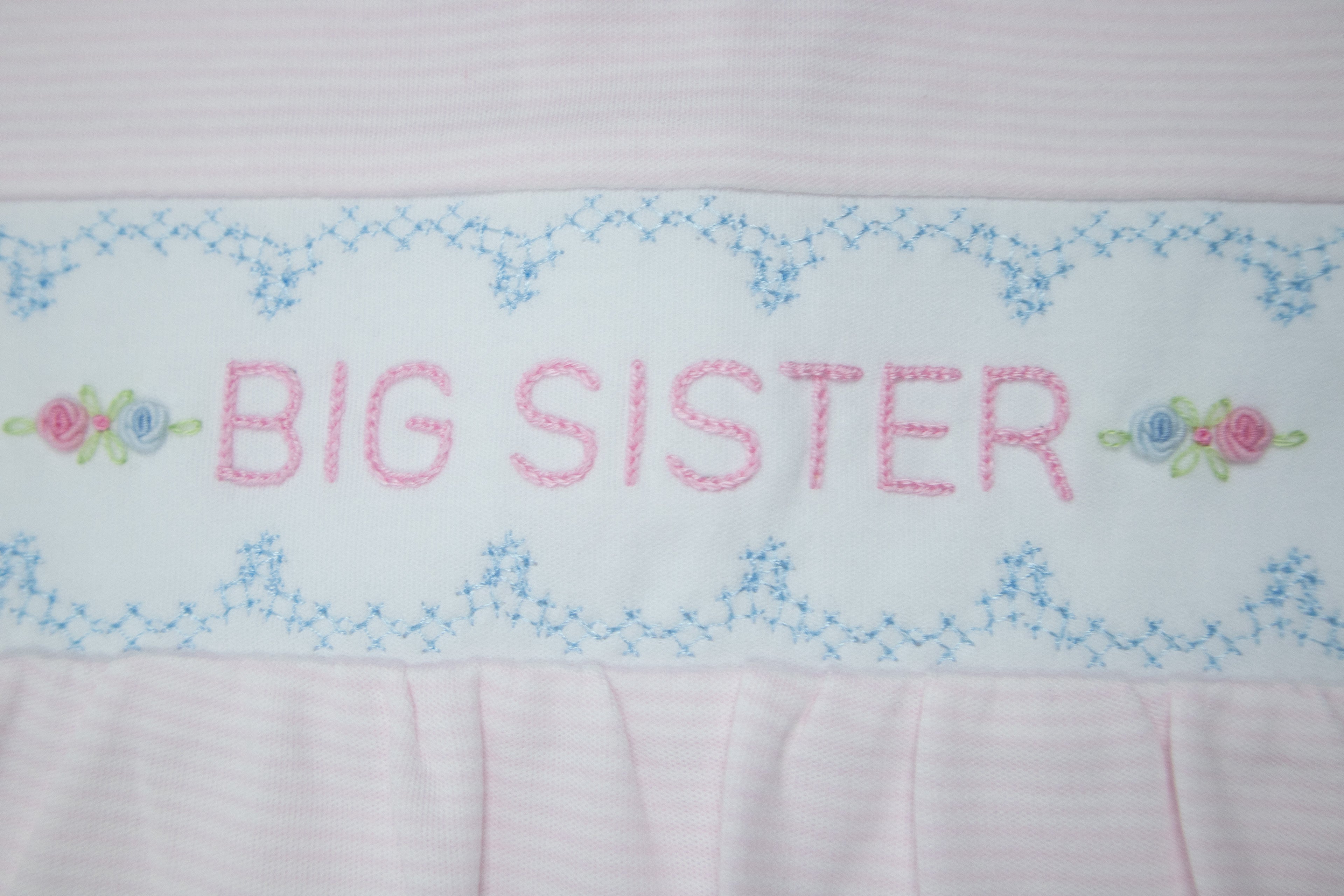 Girls "Big Sister" Pink Dress